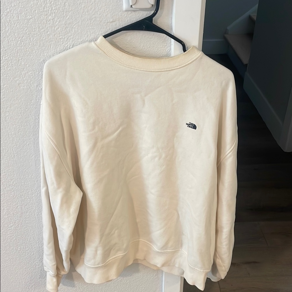 The North Face Men's Off-White Crewneck Sweater